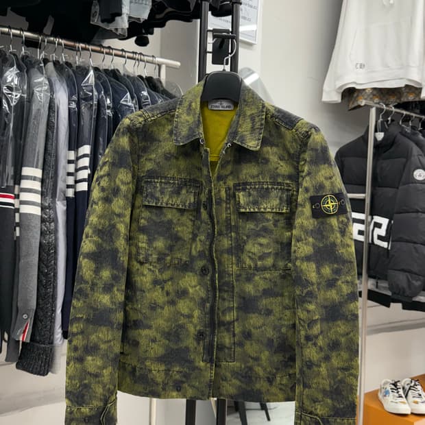 [M] 스톤아일랜드 DPM 자카드 오버셔츠 자켓