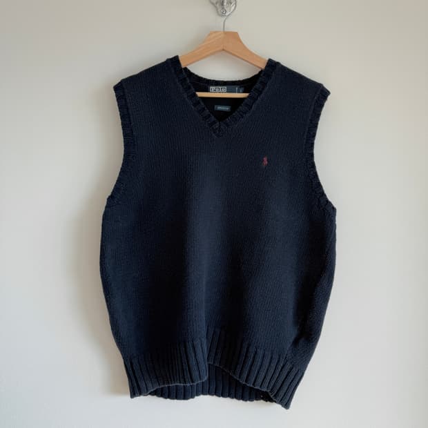 폴로 랄프로렌(Polo Ralph Lauren) 코튼 니트 베스트