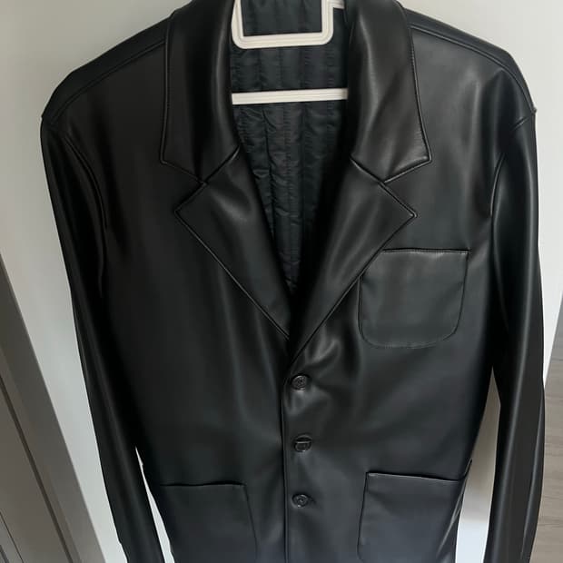 라퍼지스토어 레더 블레이저 L