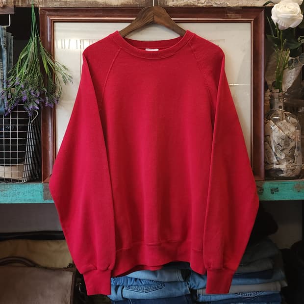 90s Lee 빈티지 스웻셔츠 플레인 스웻셔츠 파스텔 블루 페이딩 xl