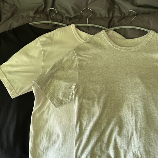 무신사 스탠다드 릴렉스 핏 크루 넥 3pack