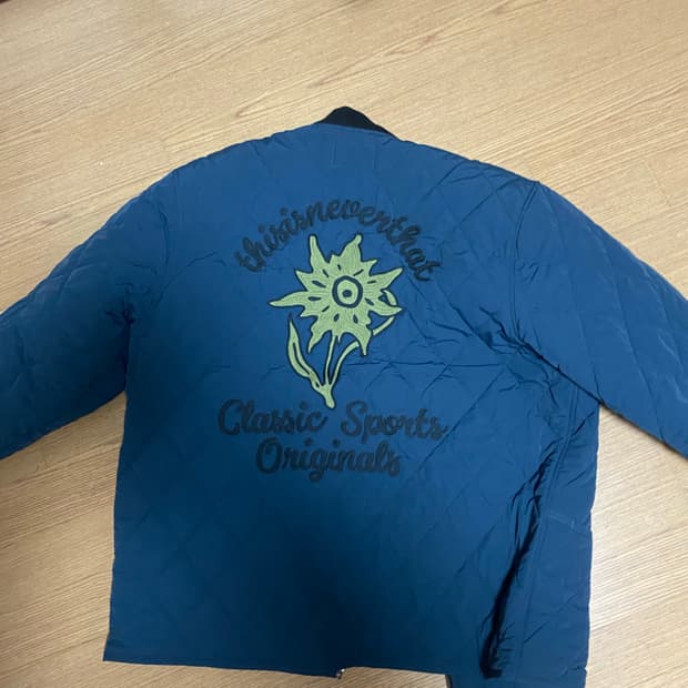 디스이스네버댓 경량패딩 