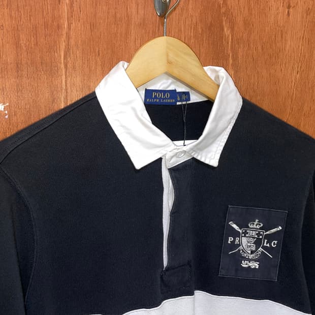 (L) POLO 폴로 랄프로렌 카라 럭비티 롱