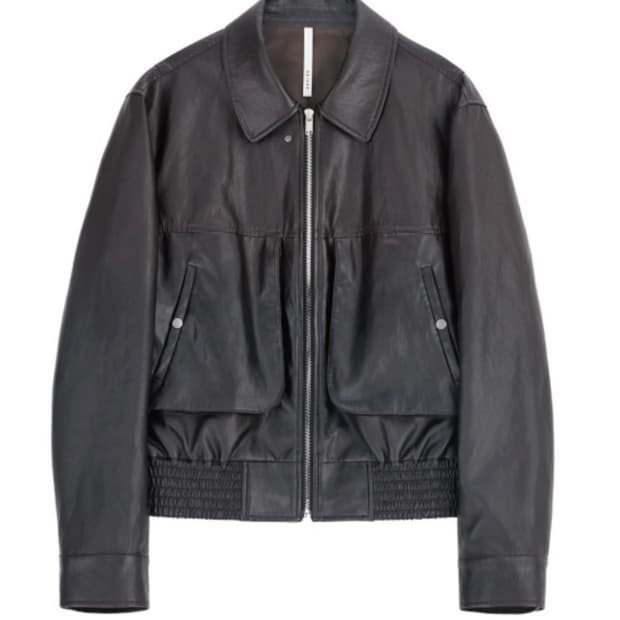 레더 그라데이션 필드 레더 자켓 (브라운)