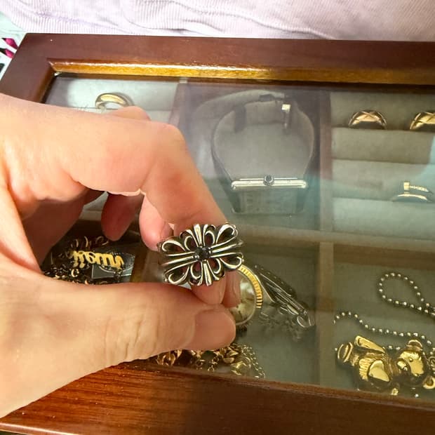 크롬하츠 더블플로랄링 us6 12호