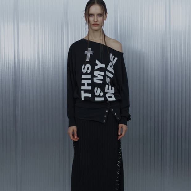 셋업이엑스이 원숄더 맨투맨