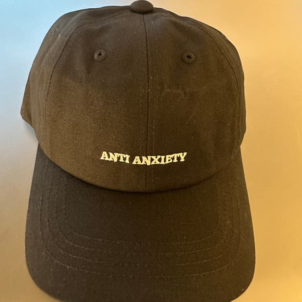 antianxiety 블랙 모자