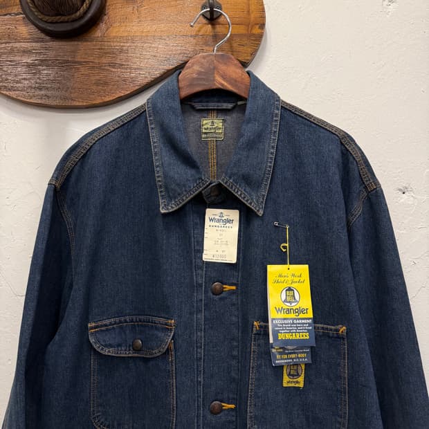 L) Wrangler Blue Bell 랭글러 Denim Work Jac
