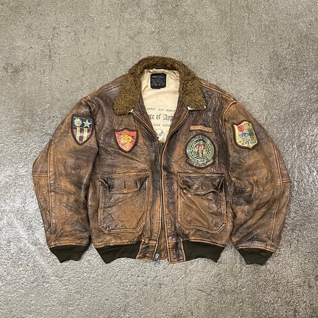 80s 아비렉스 G-1 플라이트 자켓 (105-110)