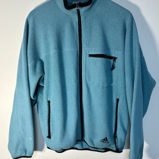 90s 올드 아디다스 민트 플리스 자켓 빈티지 후리스 adidas