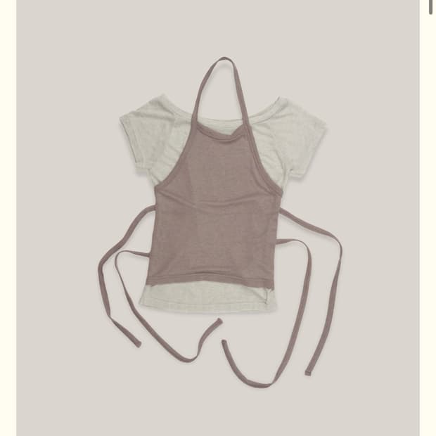 Sheer halter top