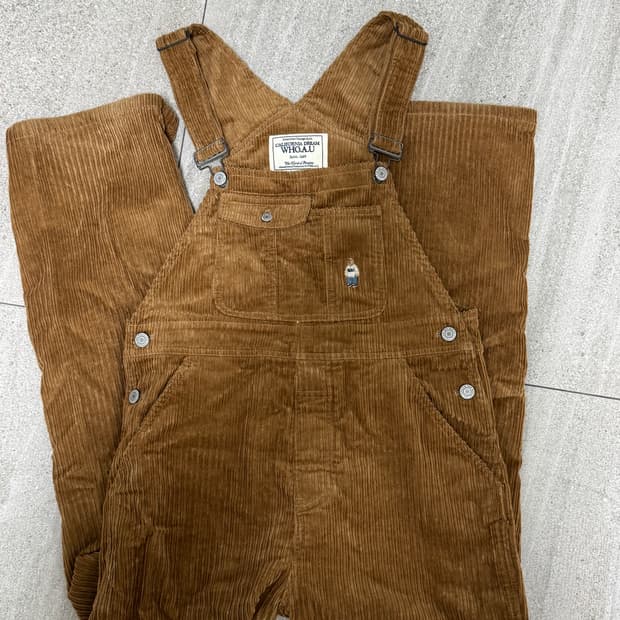 후아유 브라운 골지 오버롤