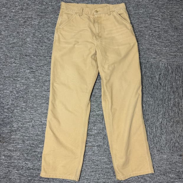 칼하트 wip 싱글니 카펜터 팬츠