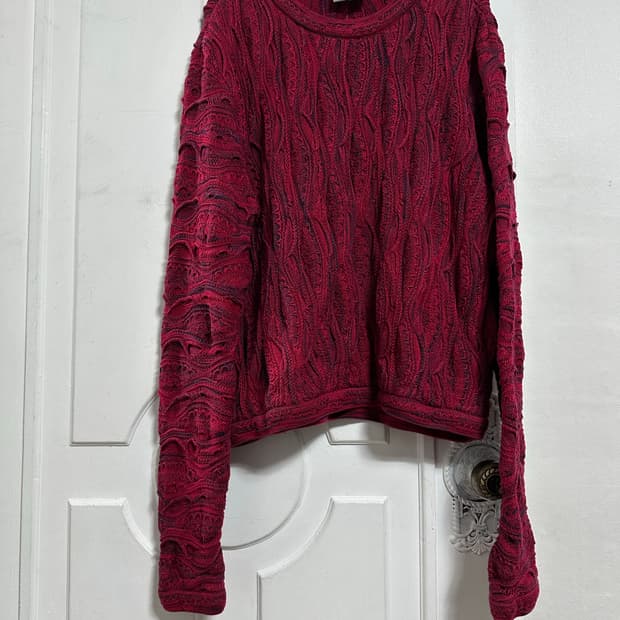 쿠지 케이블 니트