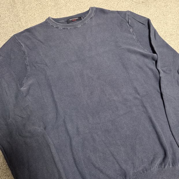 Cotton&Silk 피그먼트 니트 맨투맨 L(100)