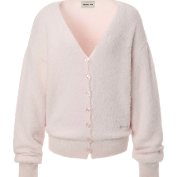 쓰리타임즈 페어리 가디건 핑크 fairy