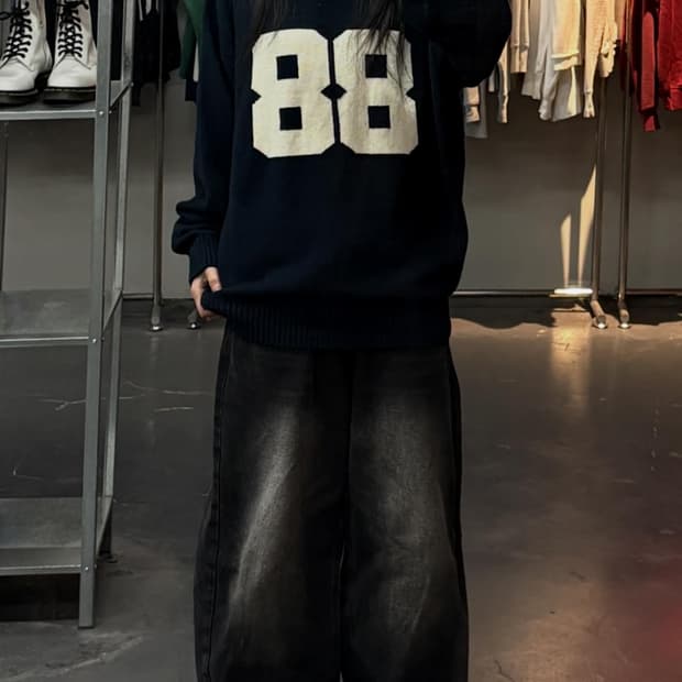 디스이즈네버댓 88 니트 스웨터 A3761