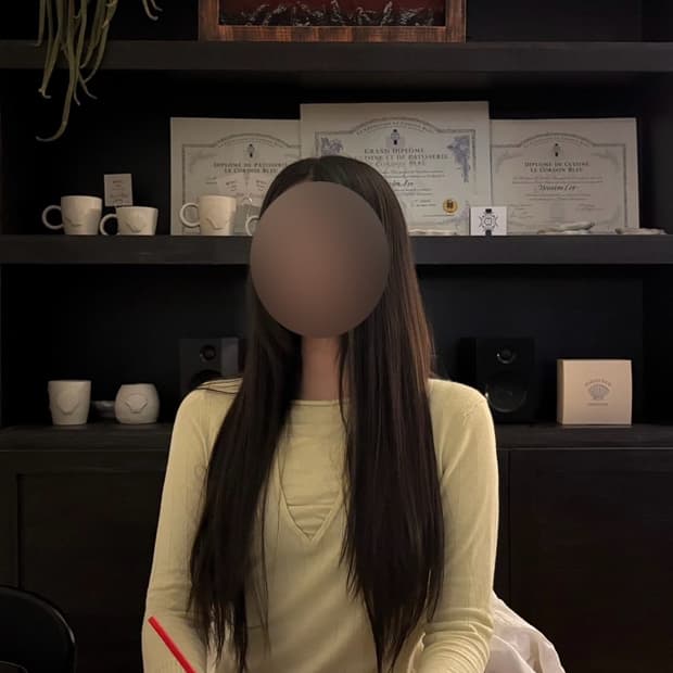 elanfrere 라임색 니트