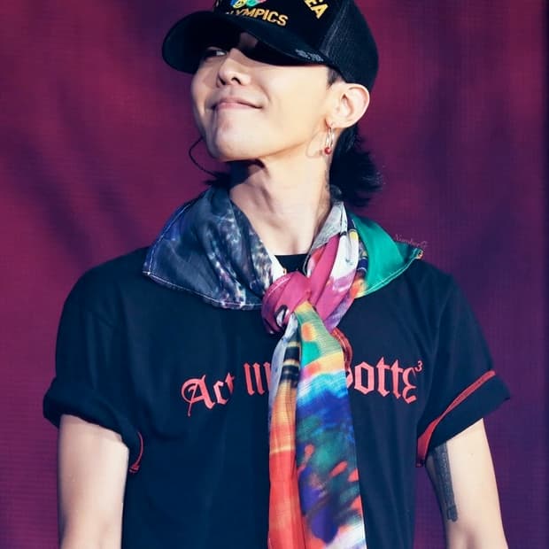 지드래곤 motte 3 월드투어 스카프 멀티