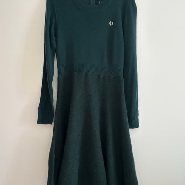 프레드페리 울 앙고라 니트 원피스