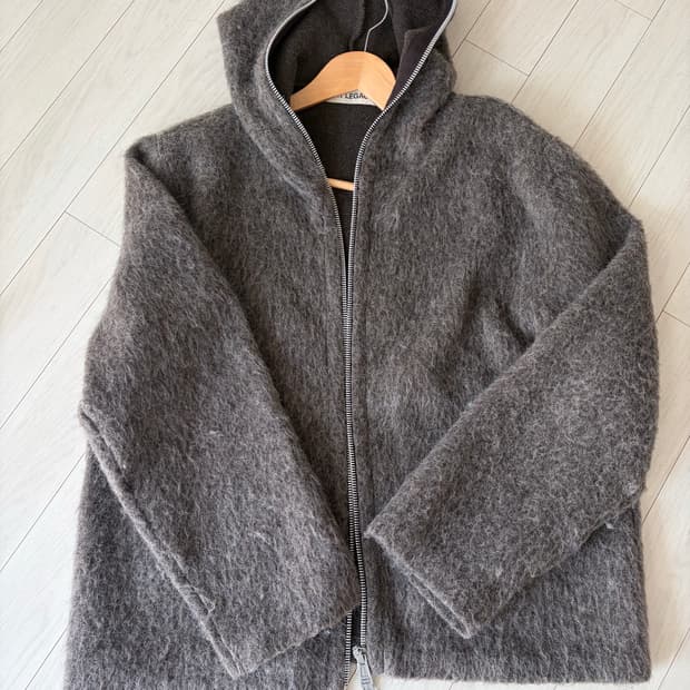 아워레가시 모헤어 풀집 후드