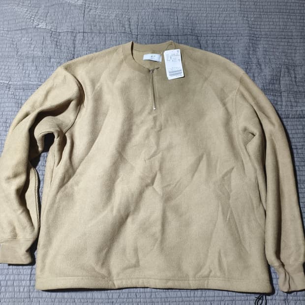 417 에디피스 반 집업 스웨트 셔츠  m (105~110) 새상품