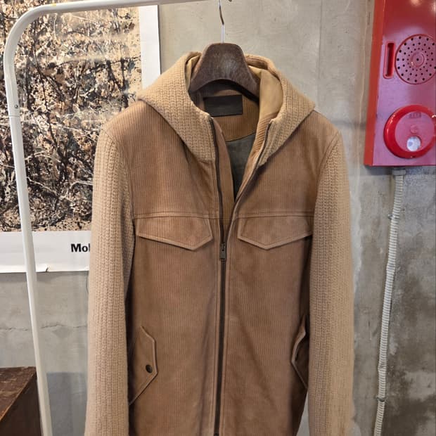 라르디니 스웨이드레더 자켓