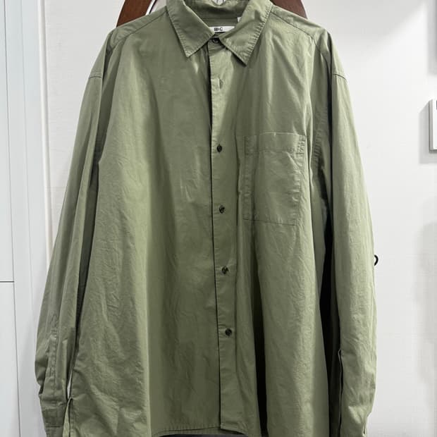 유니클로 C 24ss 그린 셔츠 M