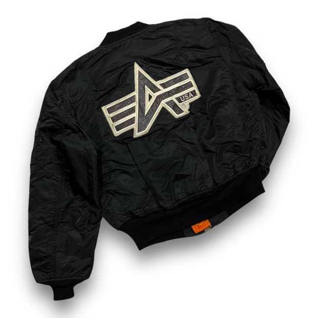 알파인더스트리 90s USA 빅로고 MA-1 항공 점퍼