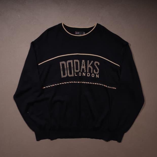 90's 닥스 아크릴 빅로고 니트