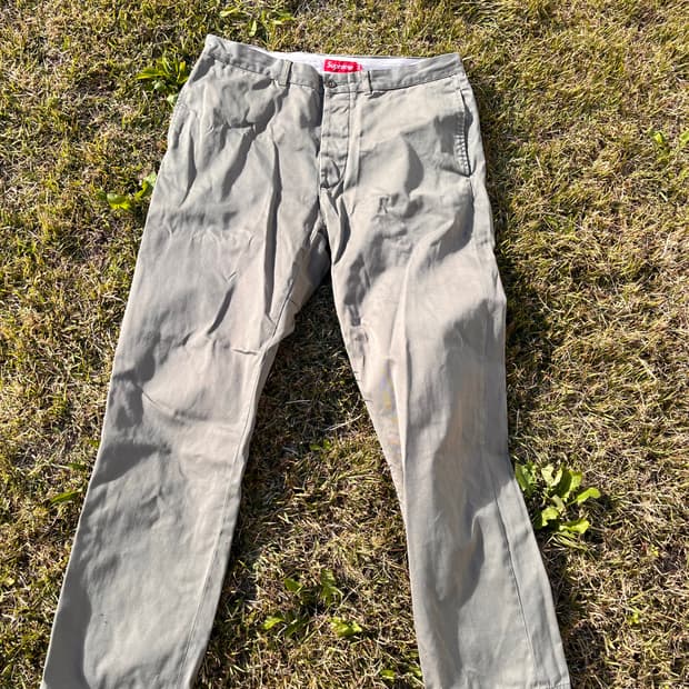 슈프림 치노 팬츠