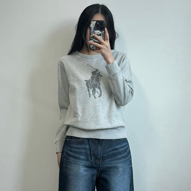 폴로 랄프로렌 빅포니 그레이 맨투맨