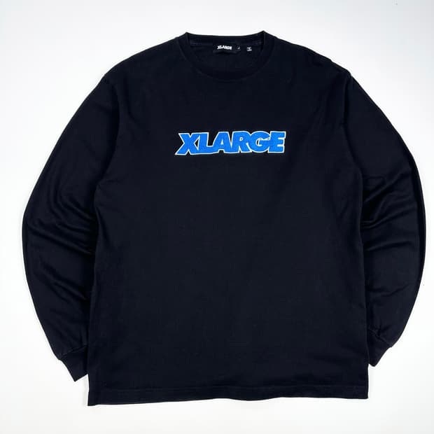 XLARGE 엑스라지 재팬 베이직 롱슬리브 블랙 L