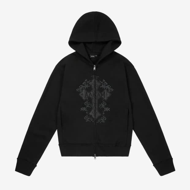 아캄 후드집업: AKM CROS2 Zip-Up Hoodie (Black)