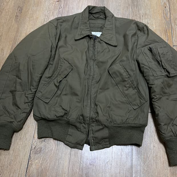 택포18) 80s 오리지널 cvc 탱커자켓 아라미드 Small short