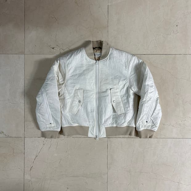 Dries Van Noten vellow bomber jacket