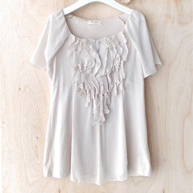 frill flared half T
