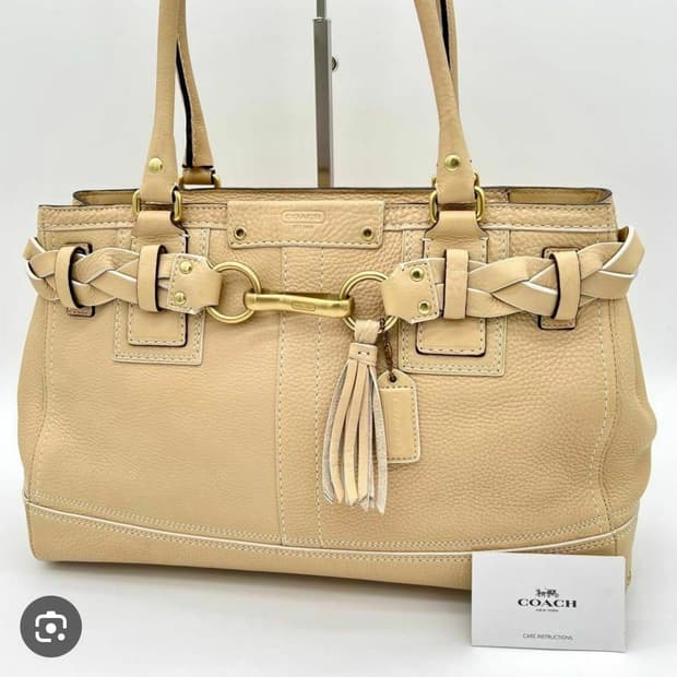 Coach 코치 레더 숄더백