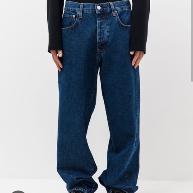 선플라워 Sunflower wide twist denim 30