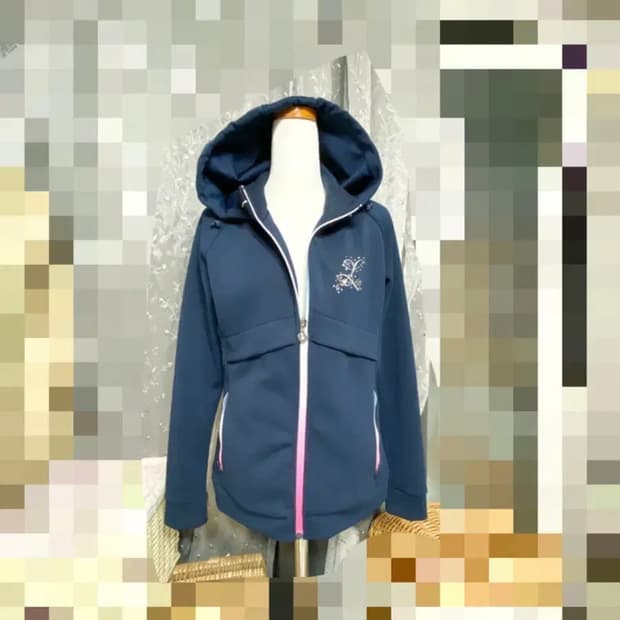 르까프ㅡ 네이비 후드 집업 호칭 95/ 상태최상