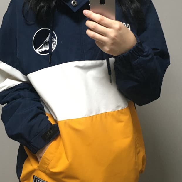 MLB 삼색 바람막이 후드티