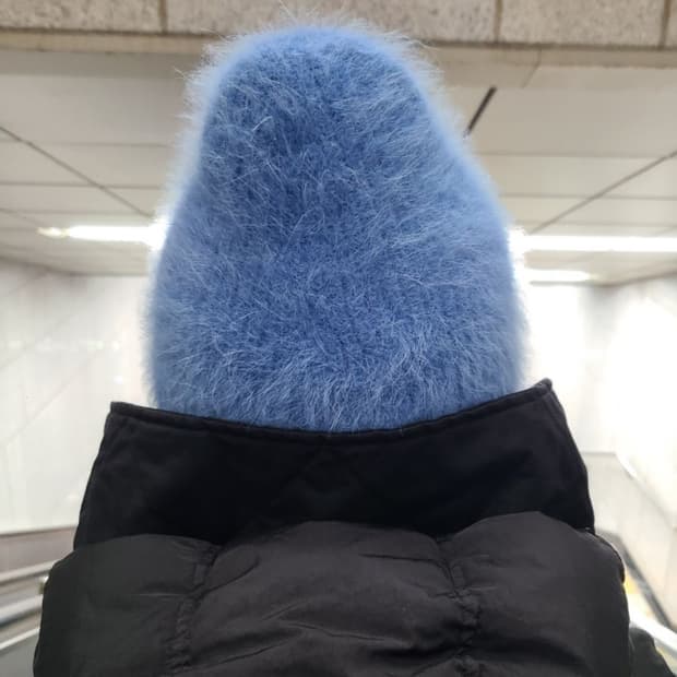 문선 프리미엄 앙고라 비니 