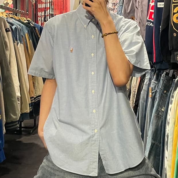 [IM] Polo 폴로 블루 반팔셔츠