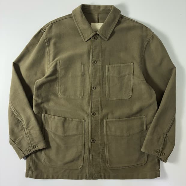 Potter  포터리 몰스킨 다크 러벳 워크 자켓 