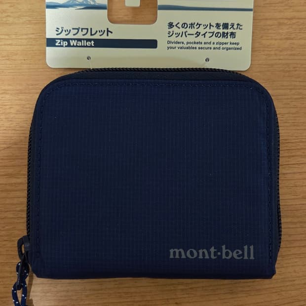 몽벨 지퍼 월렛 네이비
