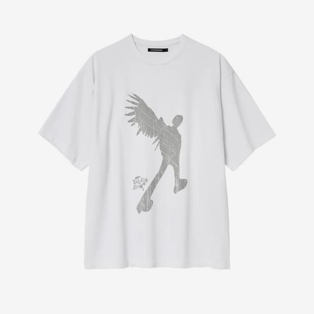 해칭룸 Broken Angel Tee White
