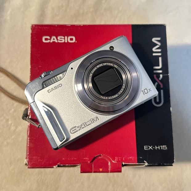 *민트급 풀박스* 카시오 엑슬림 h15 디카/디지털카메라