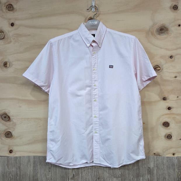 446) UCLA 스트라이프 반팔 셔츠