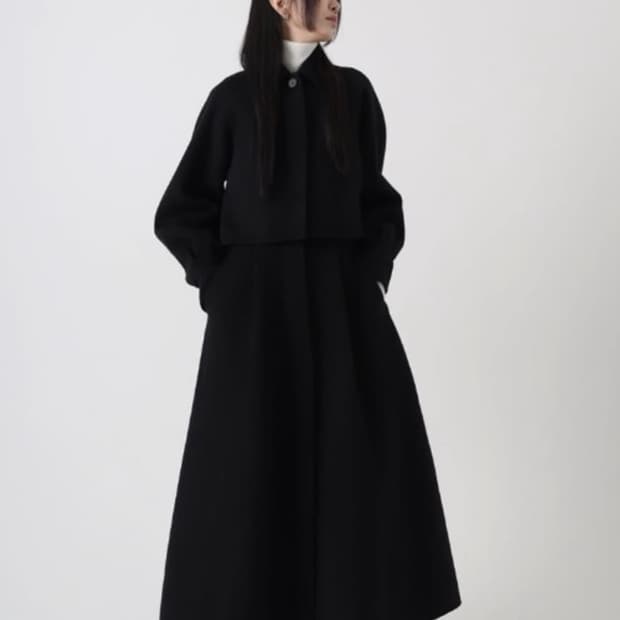 트리밍버드 3 way handmade coat(블루블랙)