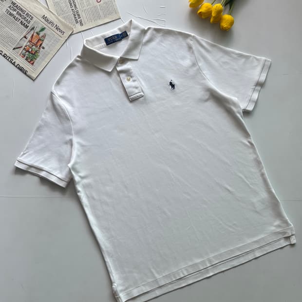 Polo 폴로랄프로렌 화이트 카라티